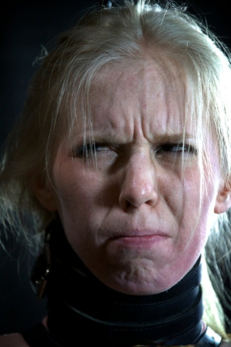 Blonde chick Sarah Jane Ceylon is restrained in a variety of ways in a dungeon 62702277