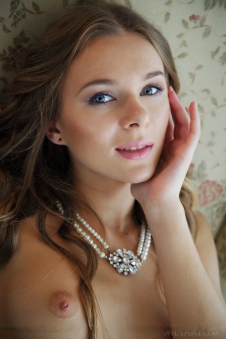Thin glamour girl Katie A with legs spread wide to show tight twat close up 23192083